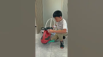 شاهدوا كيف صنعت لأختي الحبيبة سيارة ستيتش الكهربائية Shorts 