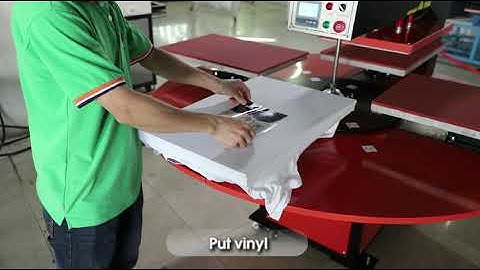 4-station rotary heat press to help you improve efficiency.