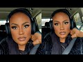 START TO FINISH FLAWLESS MAKEUP TUTORIAL || THE VIRAL  &quot;UK GIRL&quot; MAKEUP LOOK  #darkskin #brownskin