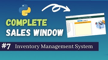 🔥#7 How to Create Inventory Management System with Database in Python | 0 to Hero Course | Billing🔥
