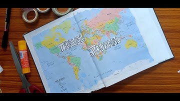 DIY Journal part 2 || decorating cover || Travel Journal