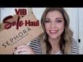 Sephora VIB Sale Haul! | Get ready with me trying the NEW products!