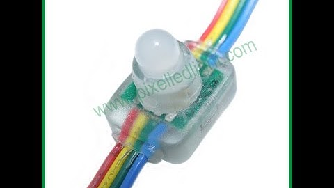 4LEDs Pixel module WS2801 Pixel module DMX control SD card controller LEDedit software