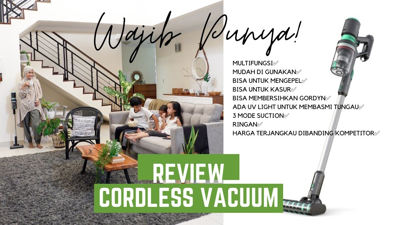 Review cordless vacuum cleaner Kurumi KV06 YouTube