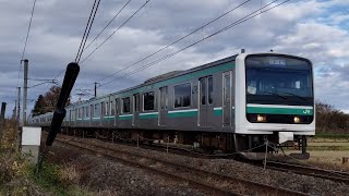[試8124M]E501系K704編成KY出場試運転兼回送(郡山ー勝田)2019/12/03
