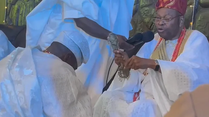 K1 DE ULTIMATE RECEIVE ROYAL BLESSING, INSTALLATION OLORI OMOBA AKILE IJEBULAND FROM AWUJALE