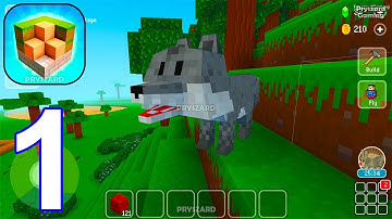 Block Craft 3D - Gameplay Walkthrough Part 1 Building My Farm (iOS, Android Gameplay)