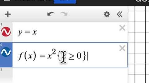 Desmos Video Tutorial: Inverses of Quadratic Function of the Form y = x^2 (Spanish)