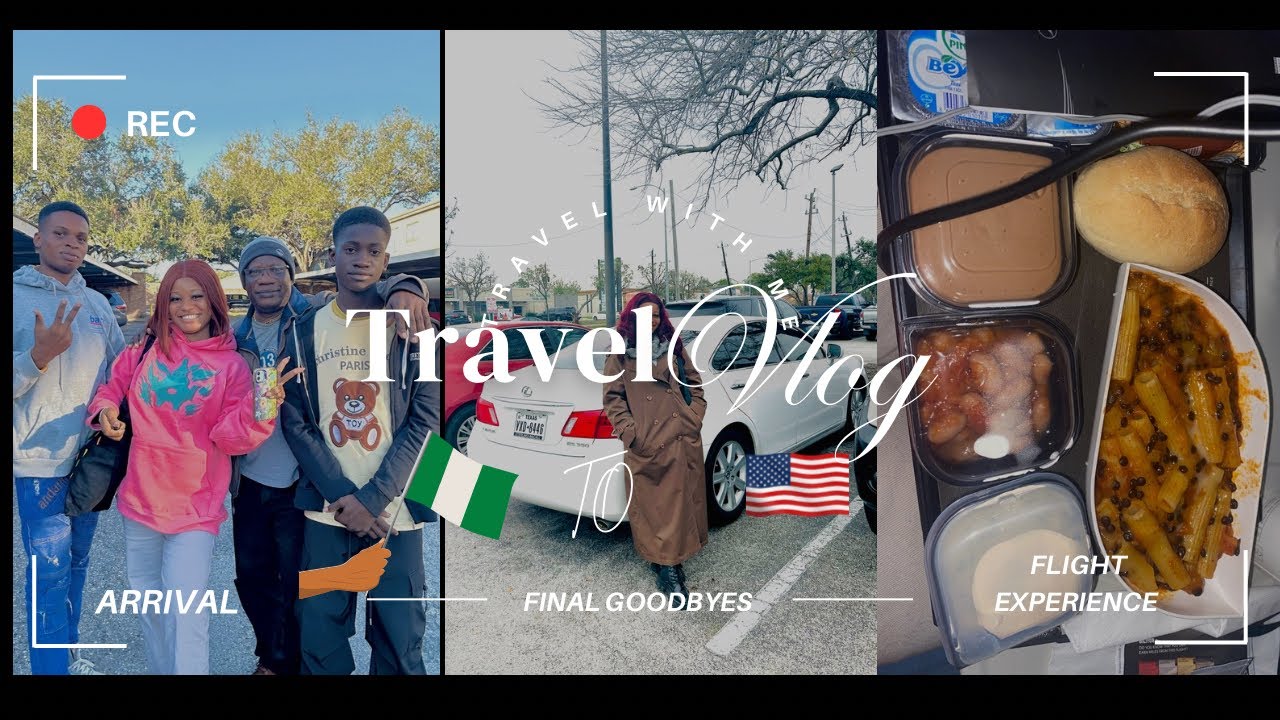 Travelvlog🇺🇸:Nigeria🇳🇬to USA🇺🇸/travel experience/Final goodbyes/New year in Houston Texas