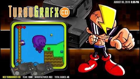 NEC Turbografx-CD LaunchBox BigBox Demo