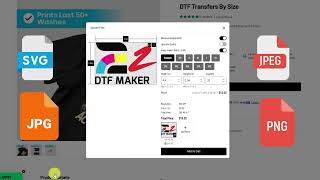 How to Order DTF Transfers by Size | EZ DTF Maker DTF Guide Tutorial 2025
