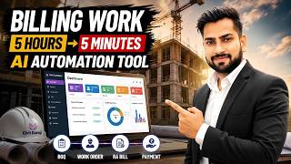 Running Account RA Bill Tutorial | Contractor Billing Software for Civil Engineers | AI Automation