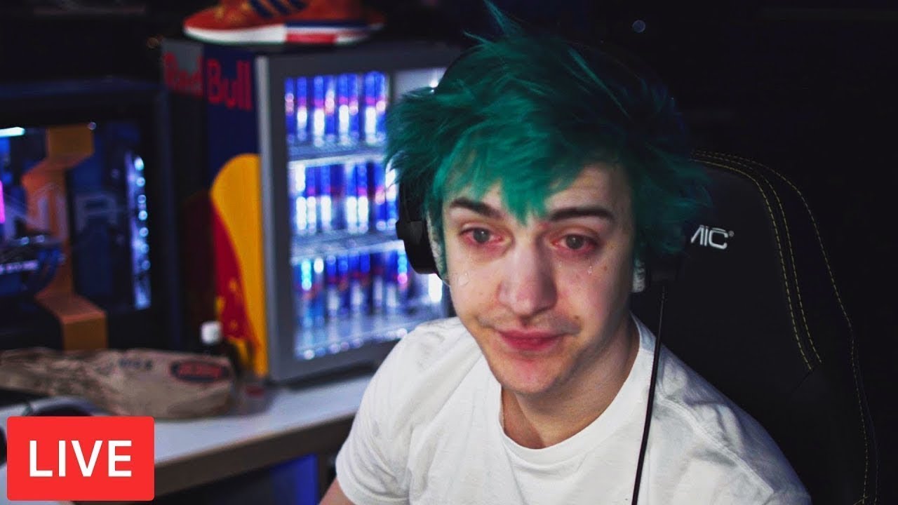 Ninja Streams by ACCIDENT!? (CRYING) - Fortnite Streamer Highlight