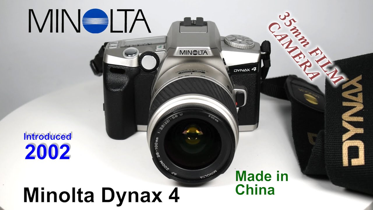 2002 Minolta Dynax 4 - 35mm Film Camera - YouTube