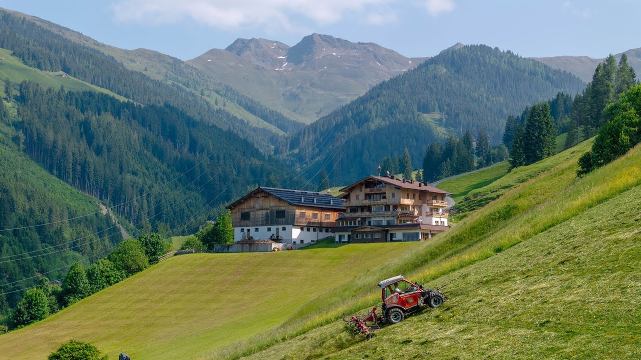 Bergbauernhof Siloernte: Steillagen und feuchte Untergründe mit Spezialmaschinen bewältigen 🚜🌿