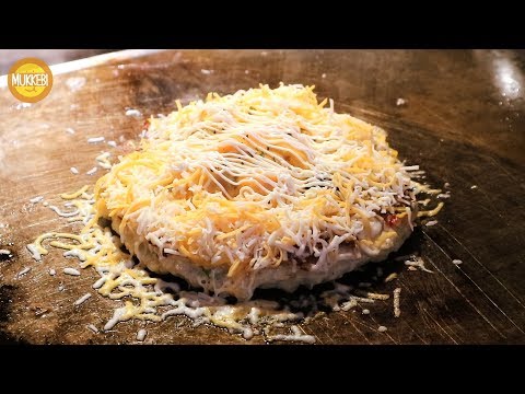 Seoul │ Quattro Cheese Okonomiyaki │ Japanese Food in Korea