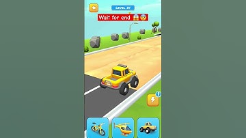 Shape transform car race level 21 #shorts #gaming #trending