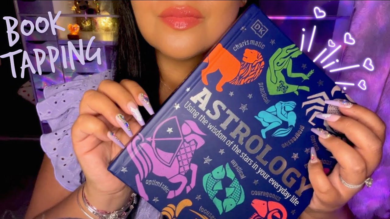 ASMR Book Tapping + Scratching for Tingles 📚✨