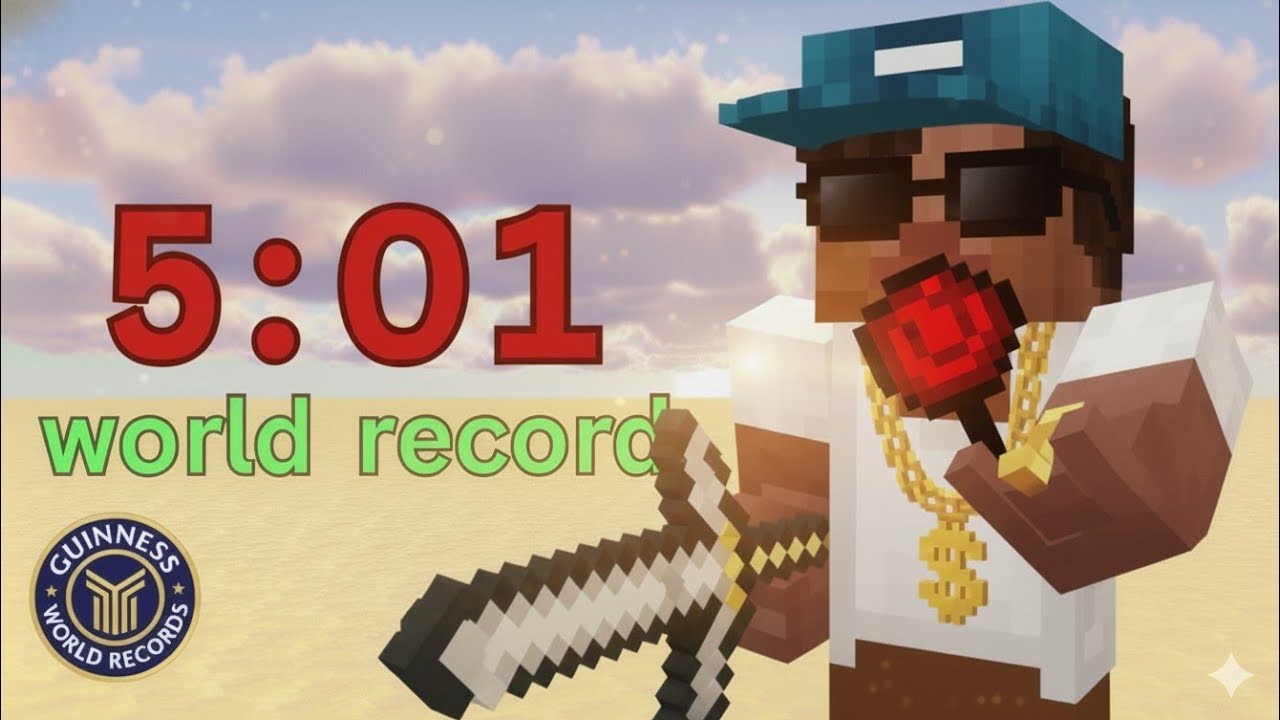 MINECRAFT WORLD RECORD (5:01) - YouTube