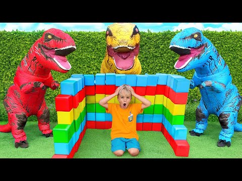 كريس ومغامرات الهروب مع الديناصورات