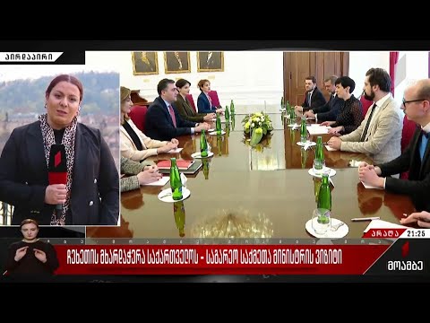 ჩეხეთის მხარდაჭერა საქართველოს - საგარეო საქმეთა მინისტრის ვიზიტი