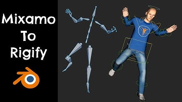 How To Use Mixamo Animations In Blender Rigify Rig