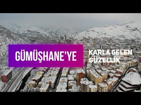 #Gümüşhane’de karla gelen güzellik | KAR MANZARASI