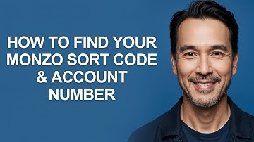 How To Find Your Monzo Sort Code & Account Number - KevinHowTo