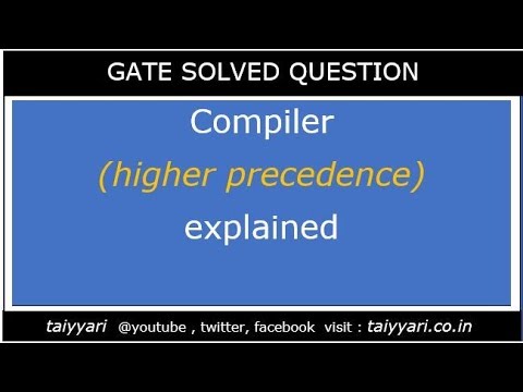 Compiler gate higher precedence