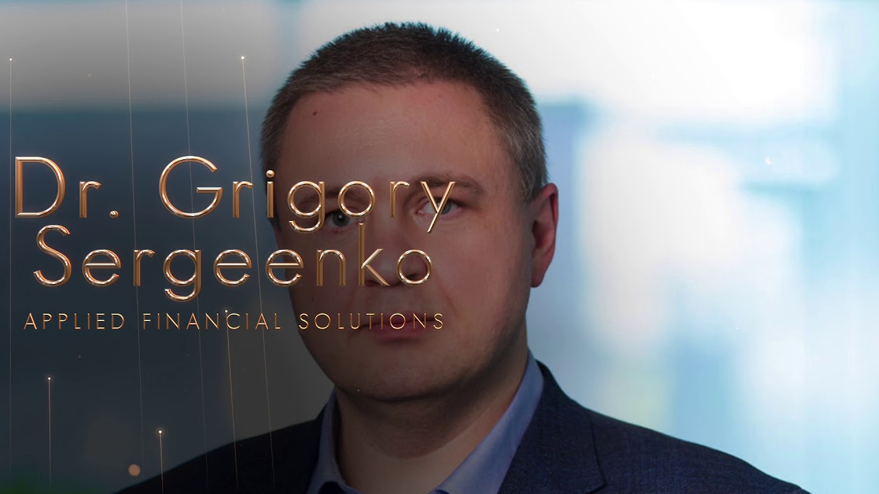 FiNext Award Winner Singapore 2019 - Dr. Grigory Sergeenko