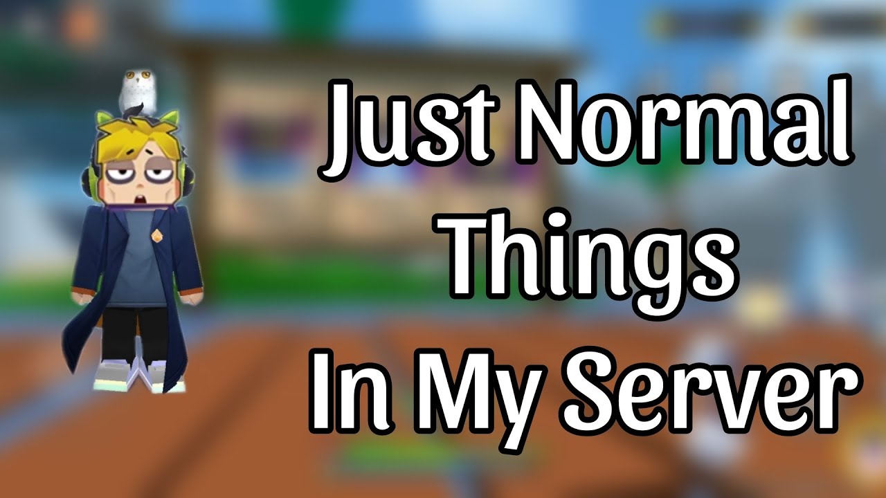 Just Normal Things In My Server | Anime showdown | Blockman go 