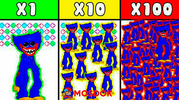 A LOT OF Huggy Wuggy | FNF Character Test Gameplay vs Playground | FNF Mods