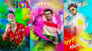 Holi Photo editing in PicsArt | holi Photo editing | Holi Edits |  Surajit creation screenshot 5