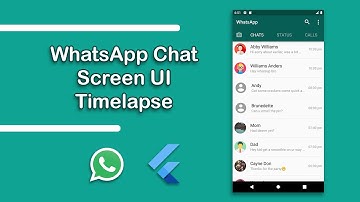 WhatsApp Chat Screen UI Speed Code in Flutter | WhatsApp Speed Code [Part 1] | Flutter Speed Code