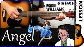 Video thumbnail of "How to play ANGELS 👼 - Robbie Williams / GUITAR Lesson 🎸 / GuiTabs #122"