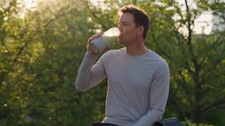 Glass Blender Bottle Ad | Seedance 2.5 Prompt-To-Video | Morning Park Walk | P2Ad2 30s 480p