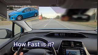 0-60 MPH / 0-100 KPH EV Mode 2020 Prius Prime Toyota. Acceleration Test