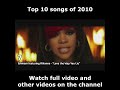 Top 10 songs of 2010