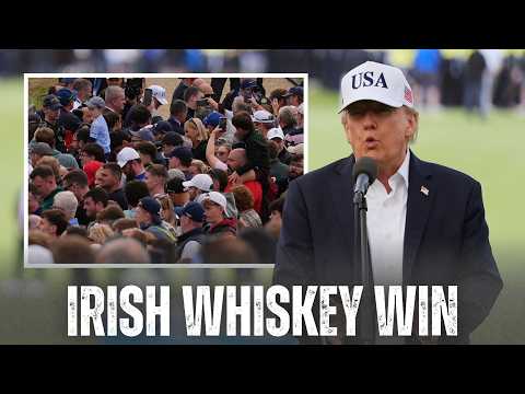 Crowds roar for Trump in Ireland as he removes US tariffs on Irish whiskey