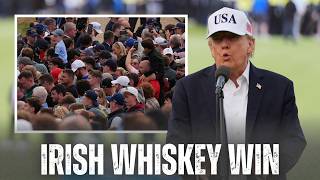 Crowds roar for Trump in Ireland as he removes US tariffs on Irish whiskey