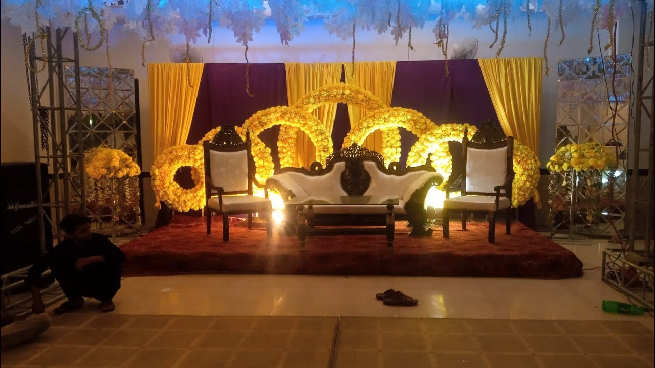 Stage decorations ideas for Wedding/Barat Stage decoration ideas/Mehndi Stage decoration ideas