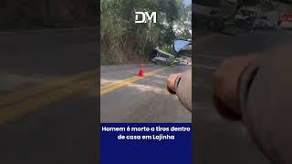 Homem é morto a tiros dentro de casa em Lajinha