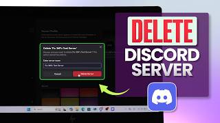 How to Delete a Discord Server! [Permanently]