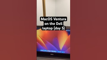 Running MacOS Ventura on my 8 year old Dell laptop #tech #pc #apple #imac #windows #yaptech