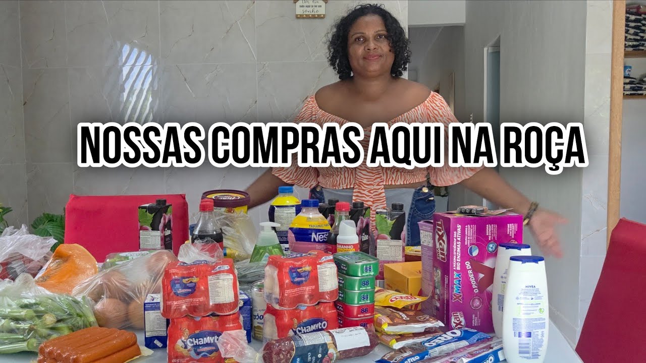 NOSSAS COMPRAS NO ASSAÍ| REPOSIÇÃO tudo caro| vida na roça 💞