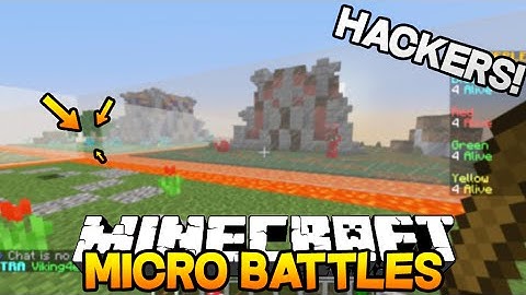 Minecraft MICRO BATTLES "HACKERS AGAIN!" #3