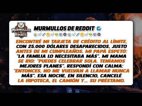 Encontré mi tarjeta de crédito al límite: 25.000 dólares desaparecidos antes de mi cumpleaños...