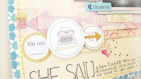 Repetitive Stamping *AKA Making Your Own Patterned Paper*