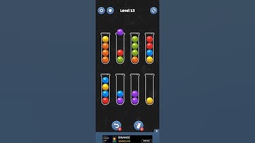Ball Sort Puzzle Game - Level 13 #puzzle