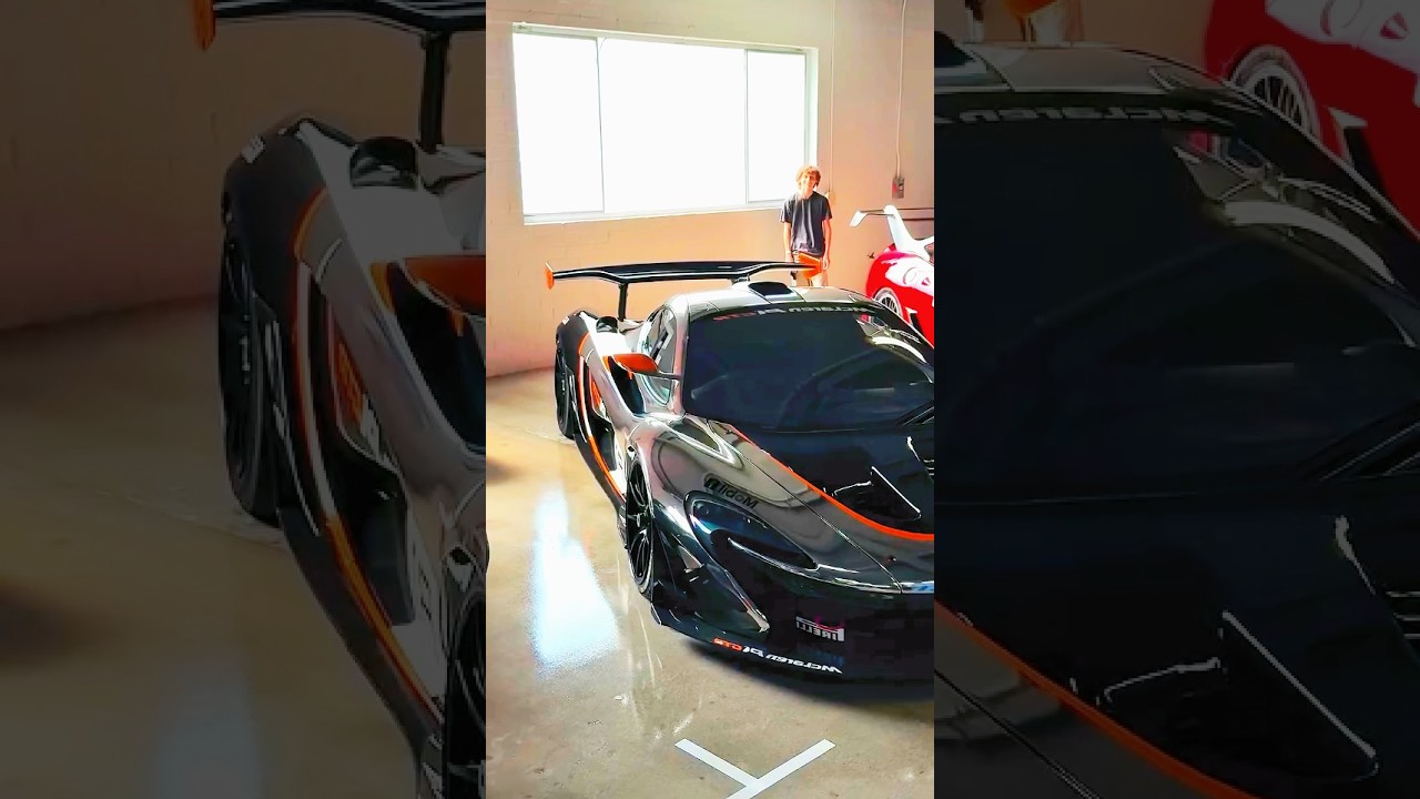The image shows a McLaren P1 GTR 